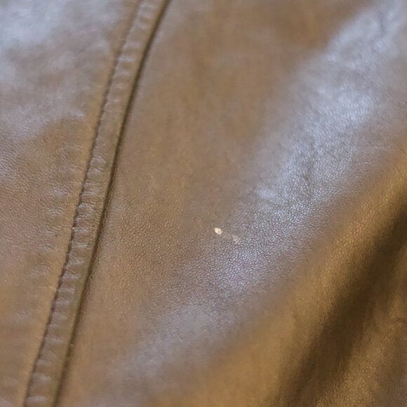 Vintage Women’s Long-ish Leather Jacket - Picture 6 of 7